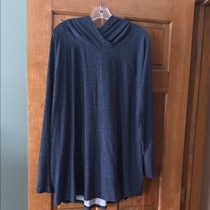 Chic Navy Blue Long Sleeve hoodie, Lularoe